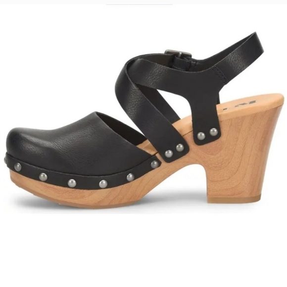 🌸 NEW Kork-Ease | Black Leather‎ Clogs - Picture 9 of 9